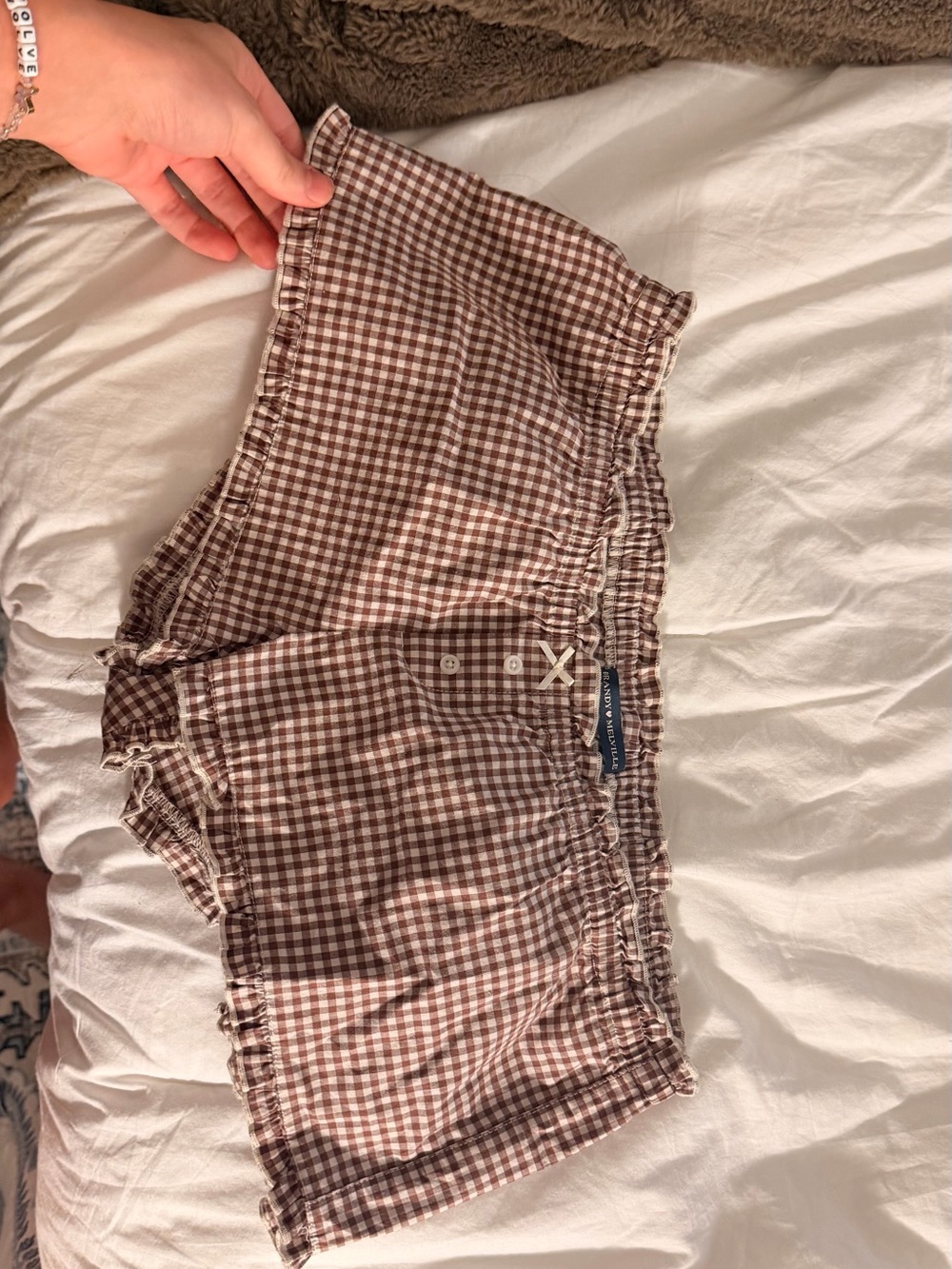 Brandy melville Lounge Shorts in Brown